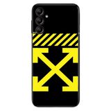 Senada Samsung Galaxy A54 İle Uyumlu Kılıf Silikon Desenli Resimli Uv Kapak Off White