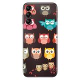 Senada Samsung Galaxy A54 İle Uyumlu Kılıf Silikon Desenli Resimli Uv Kapak Owl