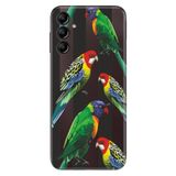Senada Samsung Galaxy A54 İle Uyumlu Kılıf Silikon Desenli Resimli Uv Kapak Papağan,Color278