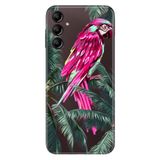 Senada Samsung Galaxy A54 İle Uyumlu Kılıf Silikon Desenli Resimli Uv Kapak Papağan,Color328