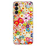 Senada Samsung Galaxy A54 İle Uyumlu Kılıf Silikon Desenli Resimli Uv Kapak Papatya,Color413