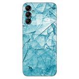 Senada Samsung Galaxy A54 İle Uyumlu Kılıf Silikon Desenli Resimli Uv Kapak Paramparça Cam