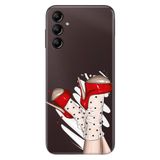 Senada Samsung Galaxy A54 İle Uyumlu Kılıf Silikon Desenli Resimli Uv Kapak Paris Modası