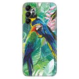 Senada Samsung Galaxy A54 İle Uyumlu Kılıf Silikon Desenli Resimli Uv Kapak Parrot