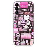 Senada Samsung Galaxy A54 İle Uyumlu Kılıf Silikon Desenli Resimli Uv Kapak Pinkology