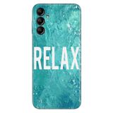 Senada Samsung Galaxy A54 İle Uyumlu Kılıf Silikon Desenli Resimli Uv Kapak Relax Mermer