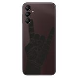 Senada Samsung Galaxy A54 İle Uyumlu Kılıf Silikon Desenli Resimli Uv Kapak Rock'N