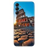 Senada Samsung Galaxy A54 İle Uyumlu Kılıf Silikon Desenli Resimli Uv Kapak Roma