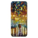 Senada Samsung Galaxy A54 İle Uyumlu Kılıf Silikon Desenli Resimli Uv Kapak Romantizm