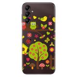 Senada Samsung Galaxy A54 İle Uyumlu Kılıf Silikon Desenli Resimli Uv Kapak Sevimli,Color163