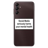 Senada Samsung Galaxy A54 İle Uyumlu Kılıf Silikon Desenli Resimli Uv Kapak Social Media