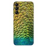 Senada Samsung Galaxy A54 İle Uyumlu Kılıf Silikon Desenli Resimli Uv Kapak Tavus Kuşu