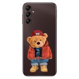 Senada Samsung Galaxy A54 İle Uyumlu Kılıf Silikon Desenli Resimli Uv Kapak Teddybear