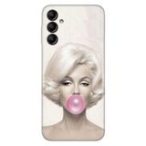 Senada Samsung Galaxy A54 İle Uyumlu Kılıf Silikon Desenli Resimli Uv Kapak Trend Marliyn