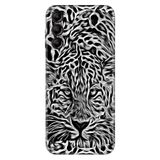 Senada Samsung Galaxy A54 İle Uyumlu Kılıf Silikon Desenli Resimli Uv Kapak Vahşi Aslan Sanat