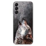 Senada Samsung Galaxy A54 İle Uyumlu Kılıf Silikon Desenli Resimli Uv Kapak Vahşi Kurt