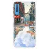 Senada Samsung Galaxy A7 2018 İle Uyumlu Kılıf Desenli Baskılı Silikon 3D Anime