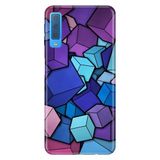 Senada Samsung Galaxy A7 2018 İle Uyumlu Kılıf Desenli Baskılı Silikon 4D Küpler