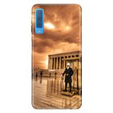 Senada Samsung Galaxy A7 2018 İle Uyumlu Kılıf Desenli Baskılı Silikon Anıtkabir