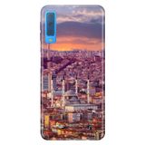 Senada Samsung Galaxy A7 2018 İle Uyumlu Kılıf Desenli Baskılı Silikon Ankara