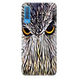 Senada Samsung Galaxy A7 2018 İle Uyumlu Kılıf Desenli Baskılı Silikon Baykuş Asil