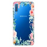 Senada Samsung Galaxy A7 2018 İle Uyumlu Kılıf Desenli Baskılı Silikon Çerçeve İmaj