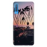 Senada Samsung Galaxy A7 2018 İle Uyumlu Kılıf Desenli Baskılı Silikon Cloud Girl