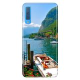 Senada Samsung Galaxy A7 2018 İle Uyumlu Kılıf Desenli Baskılı Silikon Como