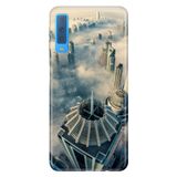 Senada Samsung Galaxy A7 2018 İle Uyumlu Kılıf Desenli Baskılı Silikon Dubai Manzara