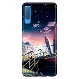 Senada Samsung Galaxy A7 2018 İle Uyumlu Kılıf Desenli Baskılı Silikon Empire State