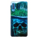 Senada Samsung Galaxy A7 2018 İle Uyumlu Kılıf Desenli Baskılı Silikon Gizemli Orman