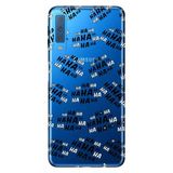 Senada Samsung Galaxy A7 2018 İle Uyumlu Kılıf Desenli Baskılı Silikon Hahaha