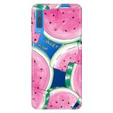 Senada Samsung Galaxy A7 2018 İle Uyumlu Kılıf Desenli Baskılı Silikon Karpuz Desenleri