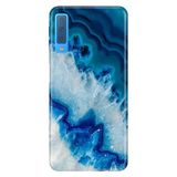 Senada Samsung Galaxy A7 2018 İle Uyumlu Kılıf Desenli Baskılı Silikon Koyu Ametist