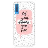 Senada Samsung Galaxy A7 2018 İle Uyumlu Kılıf Desenli Baskılı Silikon Let Dream Love