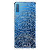 Senada Samsung Galaxy A7 2018 İle Uyumlu Kılıf Desenli Baskılı Silikon Mat Mandala