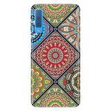 Senada Samsung Galaxy A7 2018 İle Uyumlu Kılıf Desenli Baskılı Silikon Mvp Mandala
