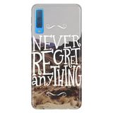 Senada Samsung Galaxy A7 2018 İle Uyumlu Kılıf Desenli Baskılı Silikon Never