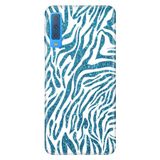 Senada Samsung Galaxy A7 2018 İle Uyumlu Kılıf Desenli Baskılı Silikon Parıldayan Zebra
