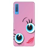 Senada Samsung Galaxy A7 2018 İle Uyumlu Kılıf Desenli Baskılı Silikon Sevgidolu