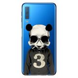 Senada Samsung Galaxy A7 2018 İle Uyumlu Kılıf Desenli Baskılı Silikon Skull Panda