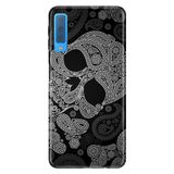 Senada Samsung Galaxy A7 2018 İle Uyumlu Kılıf Desenli Baskılı Silikon Skuller