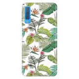 Senada Samsung Galaxy A7 2018 İle Uyumlu Kılıf Desenli Baskılı Silikon Tropical