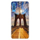 Senada Samsung Galaxy A7 2018 İle Uyumlu Kılıf Desenli Baskılı Silikon Walking Bridge