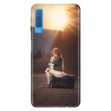 Senada Samsung Galaxy A7 2018 İle Uyumlu Kılıf Desenli Baskılı Silikon Yalnız Çocuk