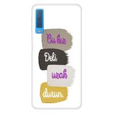Senada Samsung Galaxy A7 2018 ile Uyumlu Kılıf Resimli Desenli Silikon Bu Kız Deli