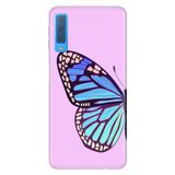 Senada Samsung Galaxy A7 2018 ile Uyumlu Kılıf Resimli Desenli Silikon Butterfly