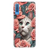 Senada Samsung Galaxy A7 2018 ile Uyumlu Kılıf Resimli Desenli Silikon Canım Kedim