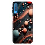 Senada Samsung Galaxy A7 2018 ile Uyumlu Kılıf Resimli Desenli Silikon Gezegen