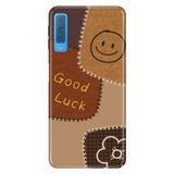 Senada Samsung Galaxy A7 2018 ile Uyumlu Kılıf Resimli Desenli Silikon Good Luck